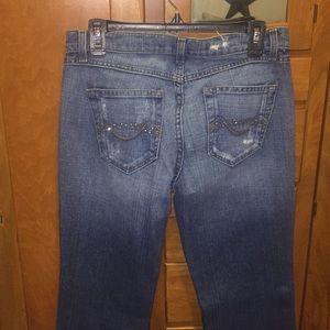 Mossimo jeans with bling